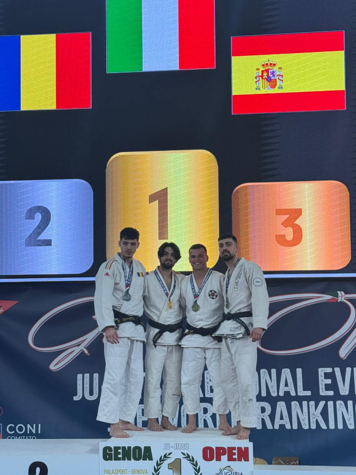 MEDALLA DE BRONCE PARA JOEL RONCAL EN EL OPEN DE JIU-JITSU DE GENOVA. 31-01-25